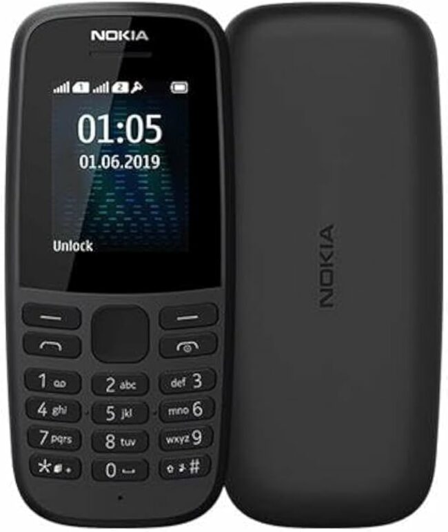 Nokia 105 Telefono Cellulare Nero Marca