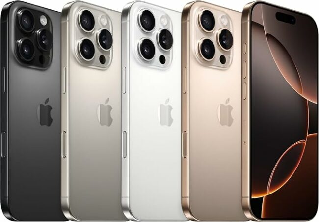 Apple iPhone 16 Pro Max 256 GB: Telefono 5G con Controllo fotocamera, Dolby Vision 4K a 120 fps e un’autonomia senza precedenti. Compatibile con AirPods; Titanio naturale - Image 4